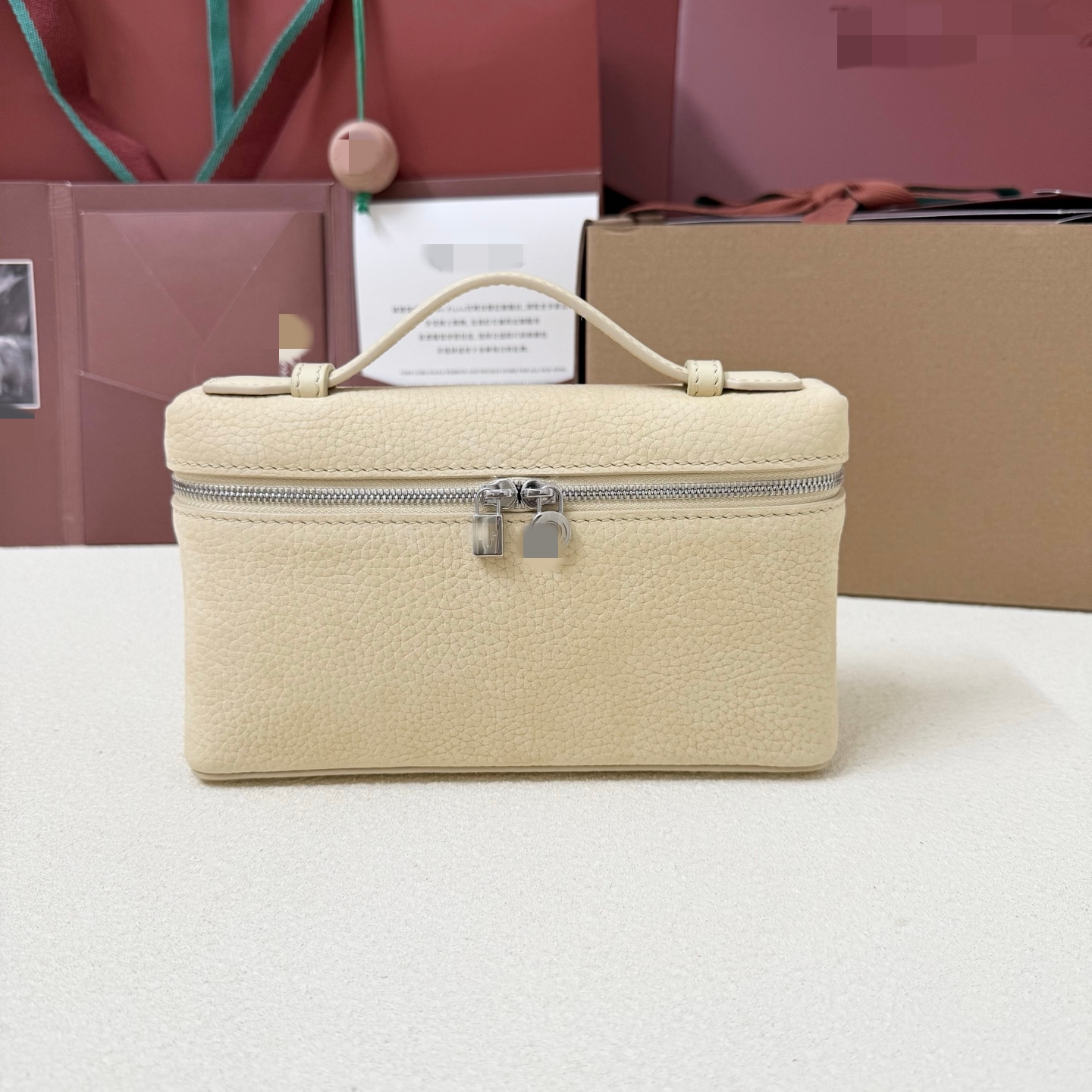 LP19 蛋糕黃磨砂皮 飯盒包