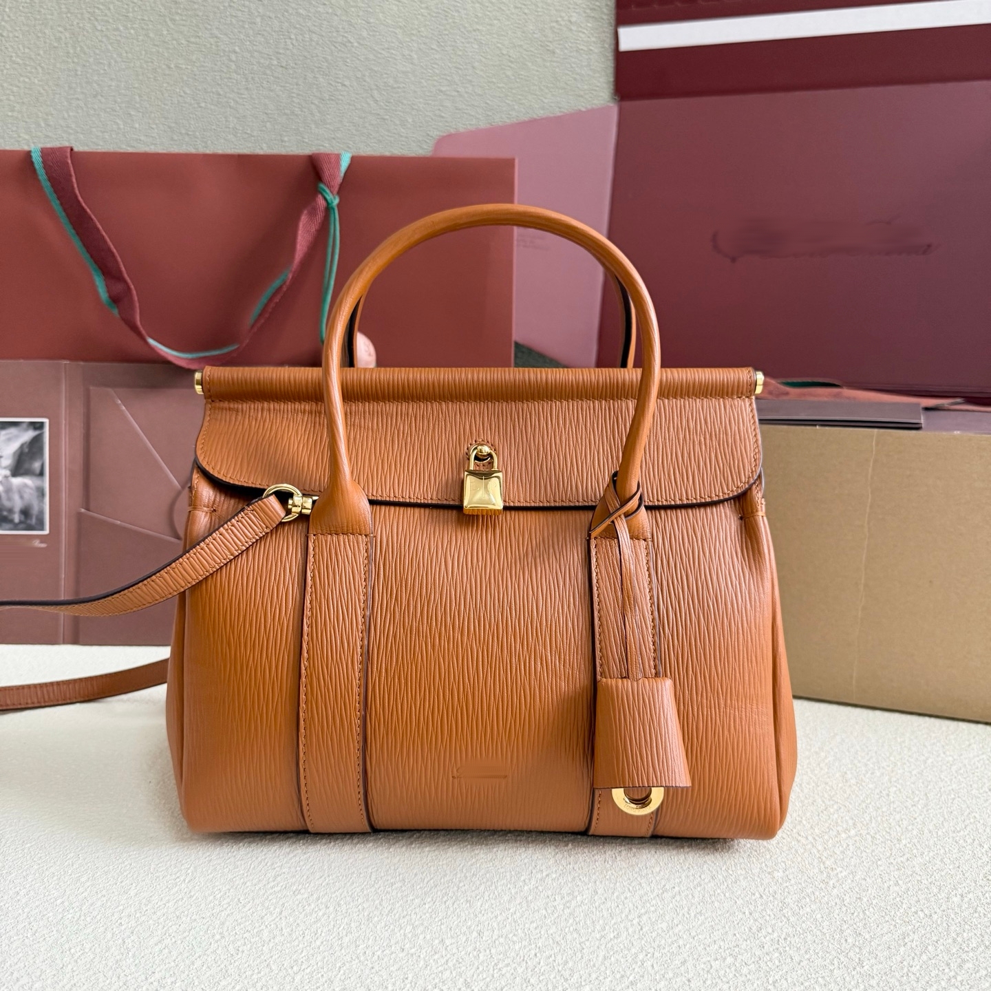 LP 棕色水波紋 LOOM