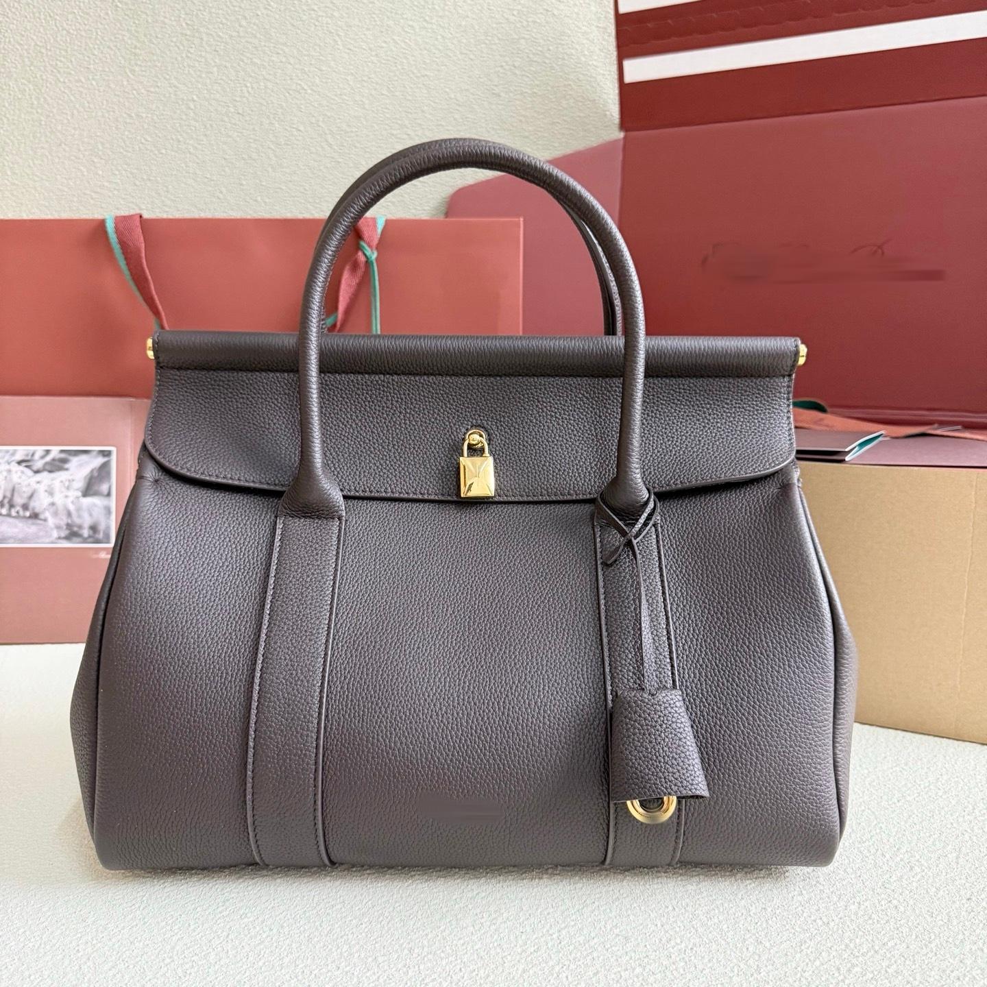 LP 咖啡色 LOOM 32中號手提包