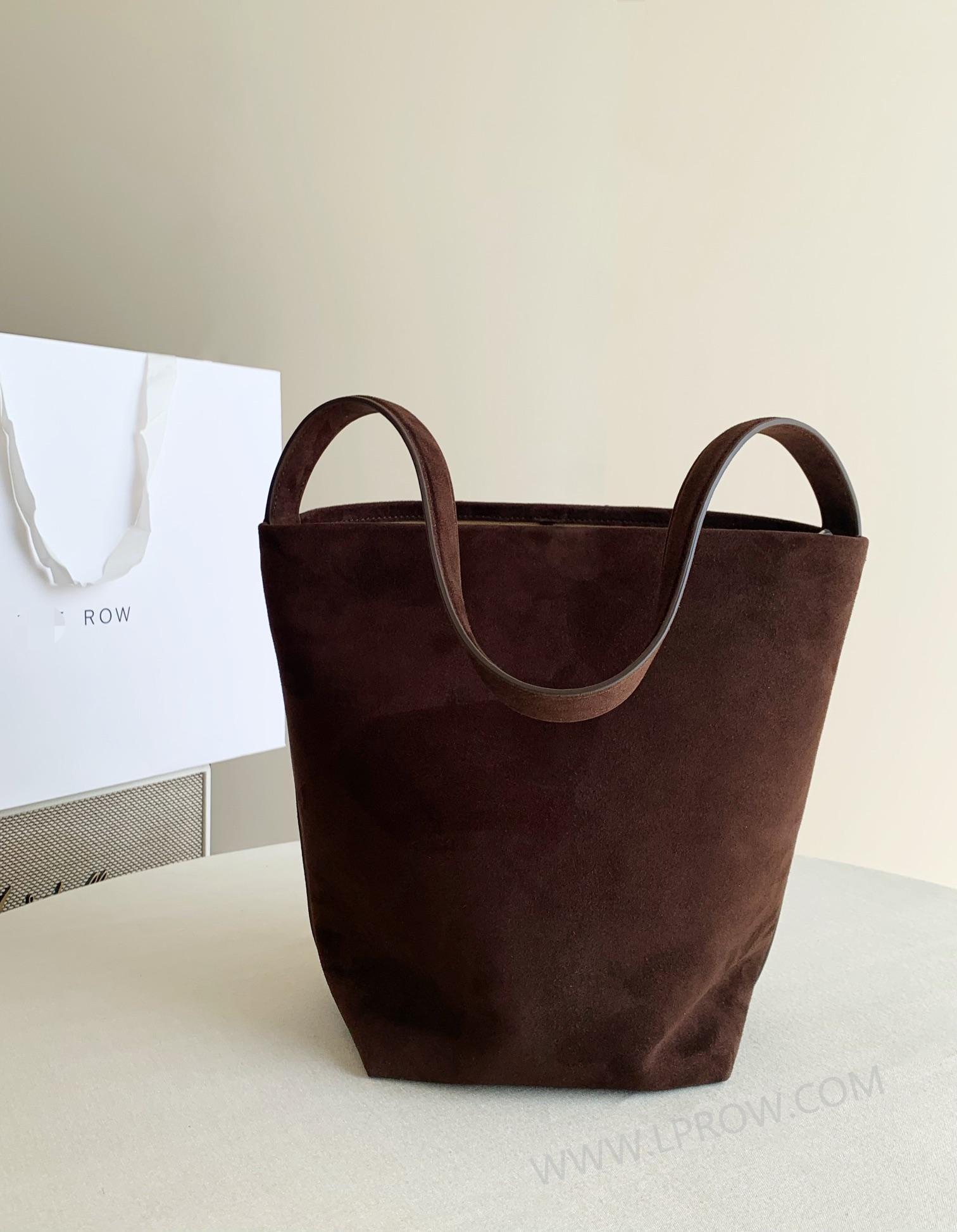 Row Park Tote 中號 麂皮 棕色 水桶包