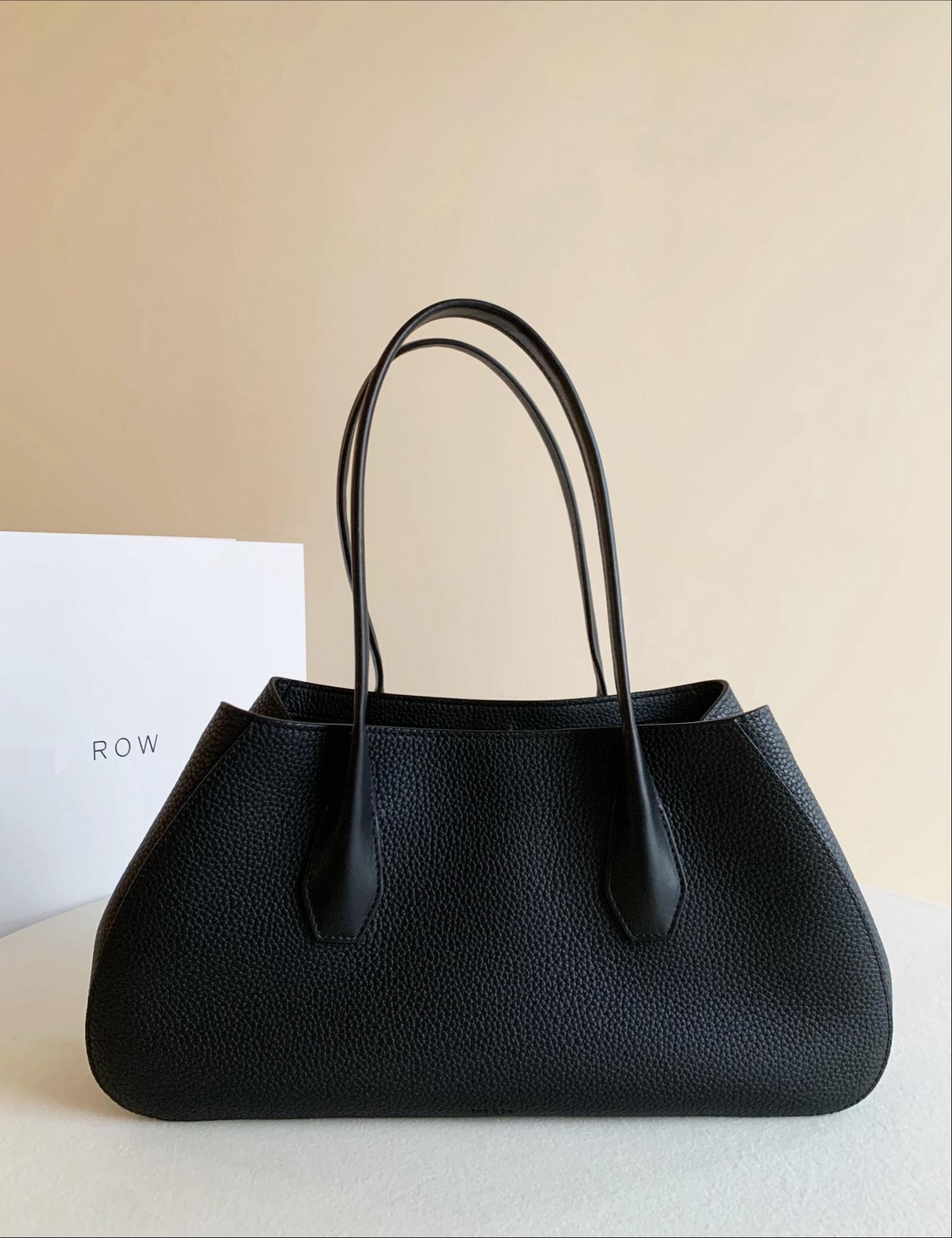 Row Alger 荔枝紋 黑色