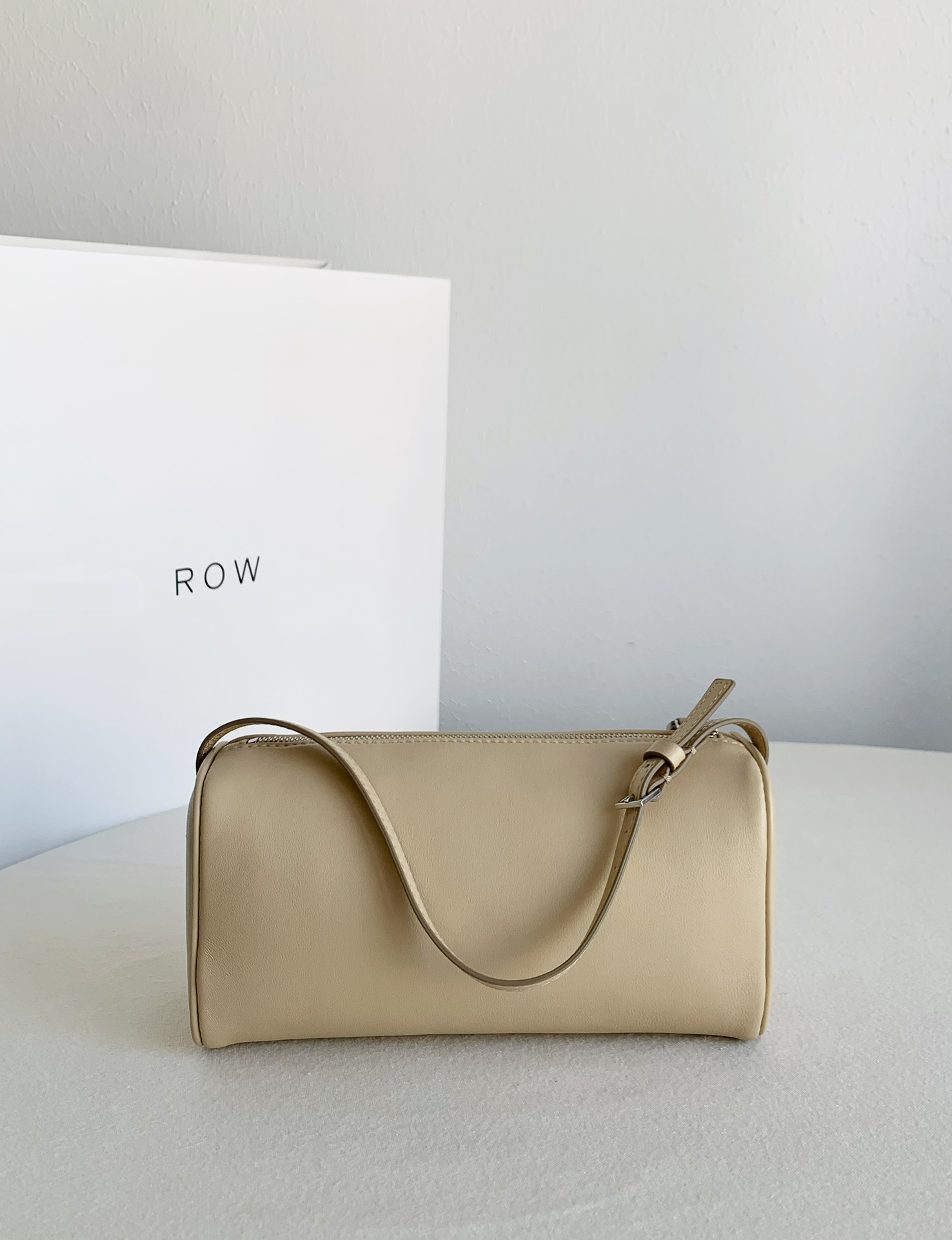 Row 90s 羊皮 米黃色