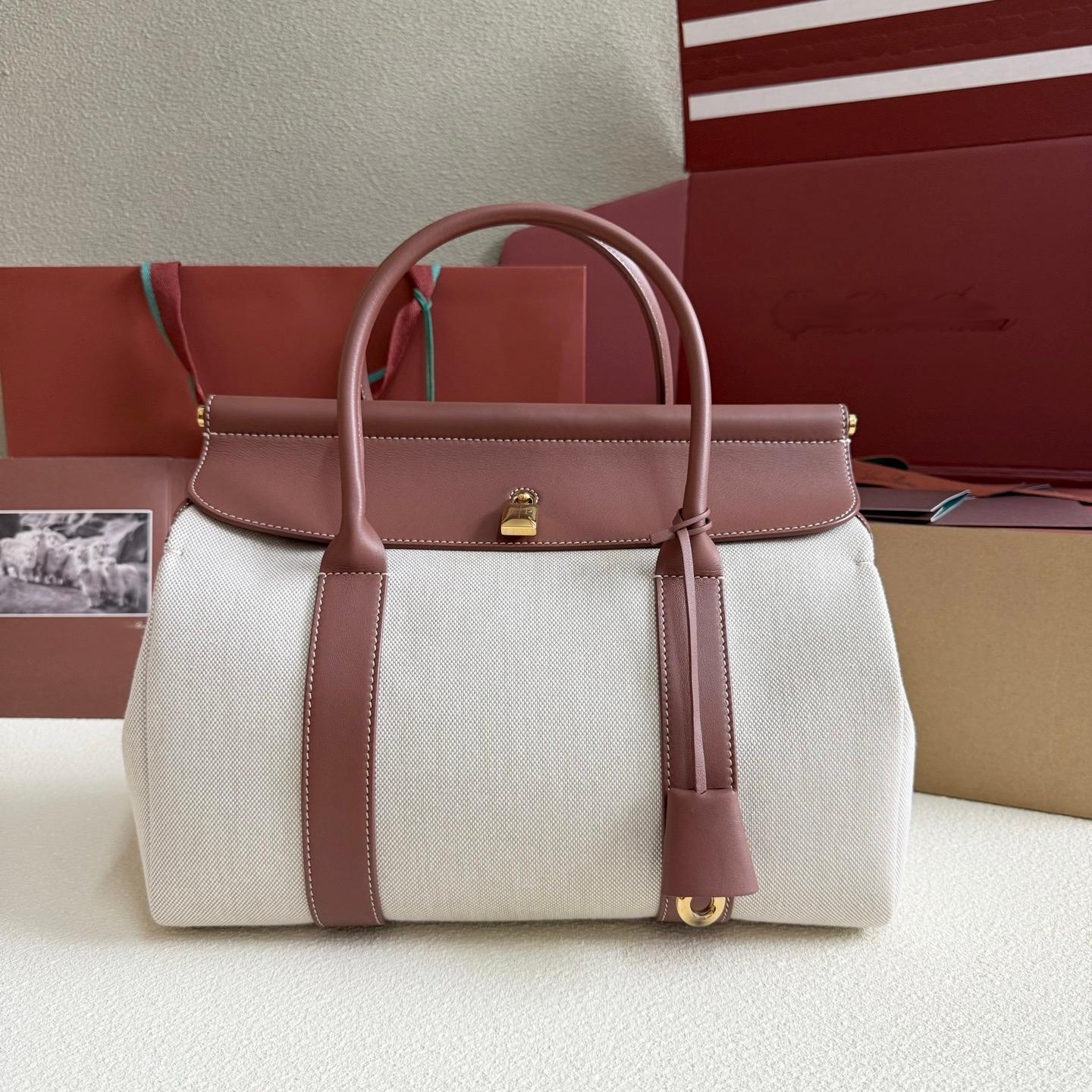 LP 焦糖帆布 LOOM 32中號手提包