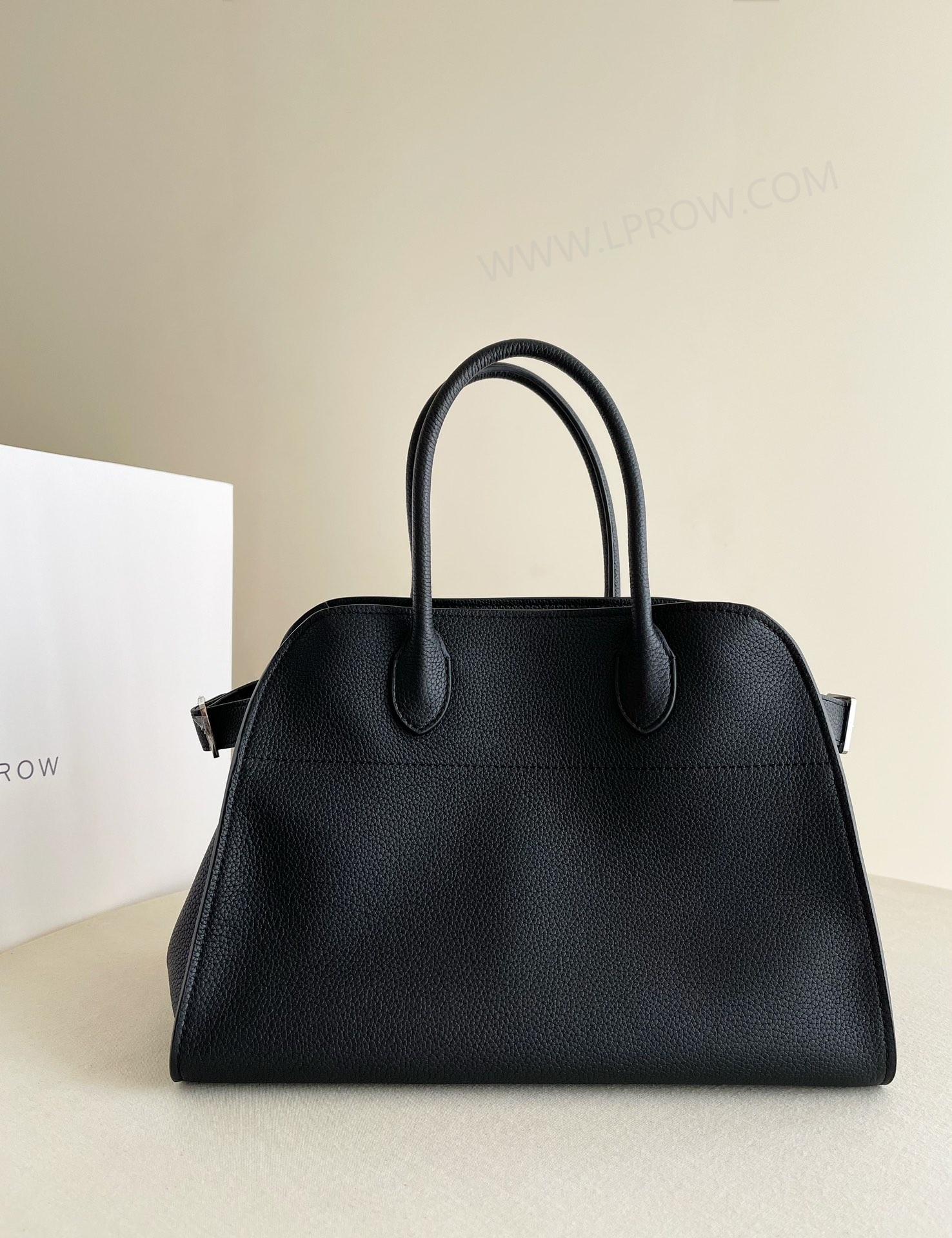 Row Margaux12 中號 荔枝紋 黑色