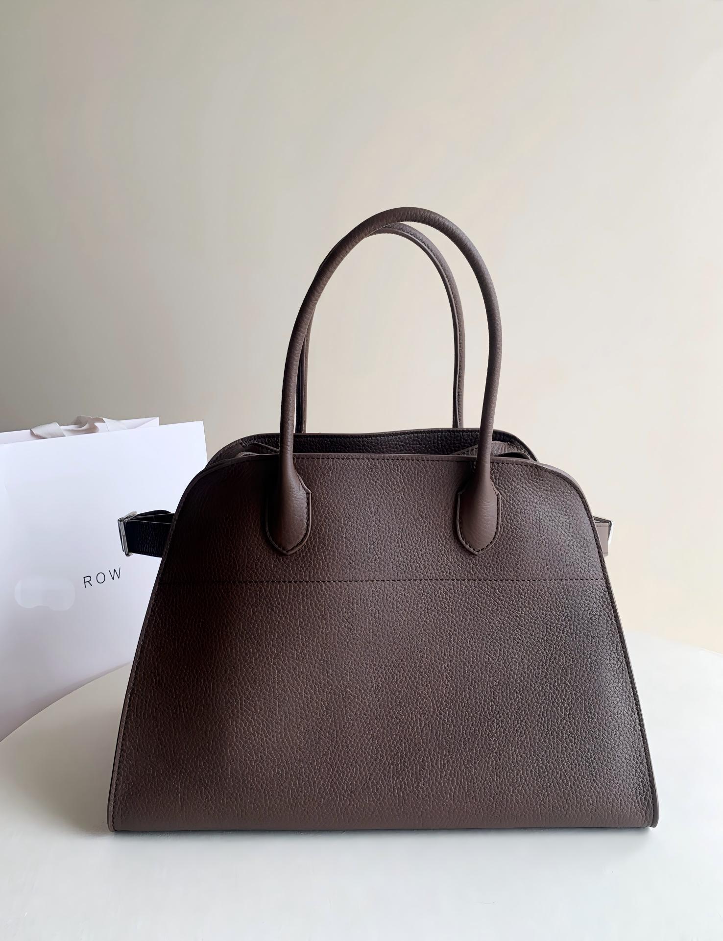 Row Margaux15 大號 荔枝紋 深橄欖色