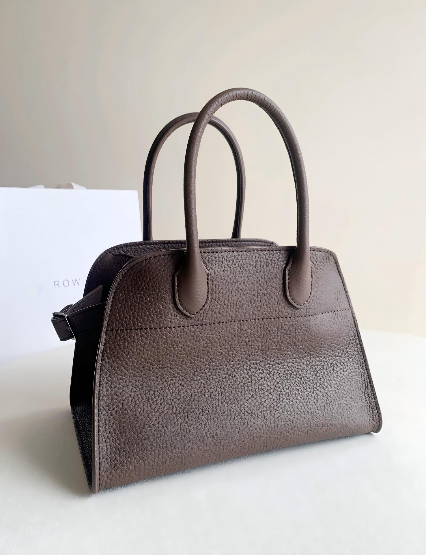 Row Margaux10 小號 荔枝紋 深橄欖色