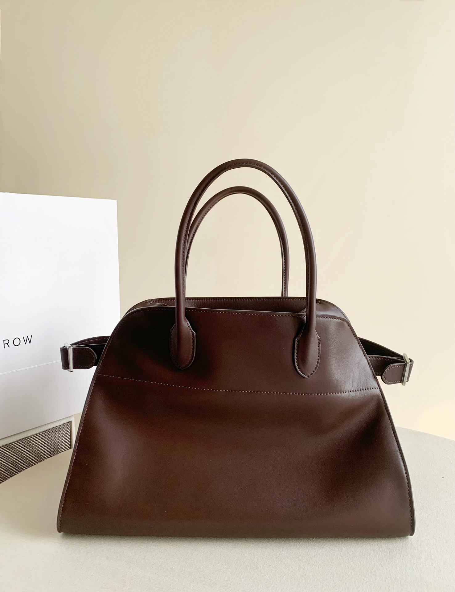 Row Margaux15 大號 馬鞍皮 深巧棕