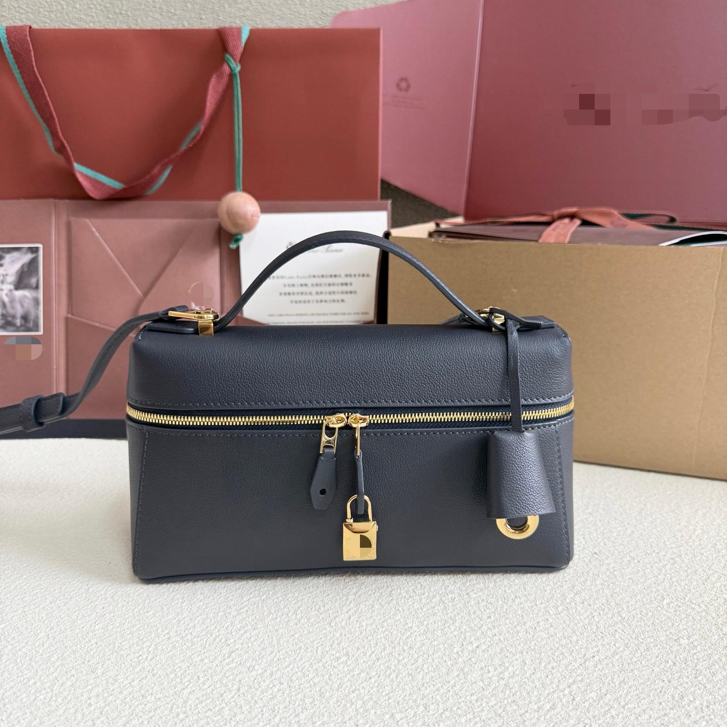 LP23 深寶藍小掌紋 Extra Bag